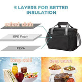 Large Capacity Cooler Bag Insulated Food Box Family Picnic Storage Handbag