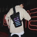 Men Casual Chest Bag Waterproof Messenger Travel Sling Bag