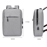 USB Charging Backpack Laptop Bag Business Men School Travel Casual Backpack