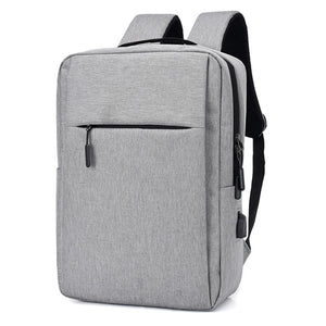 USB Charging Backpack Laptop Bag Business Men School Travel Casual Backpack