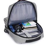 USB Charging Backpack Laptop Bag Business Men School Travel Casual Backpack