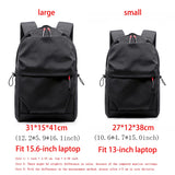 Waterproof Backpack Men Student School Bags Notebook 15.6 Inch Laptop Bag