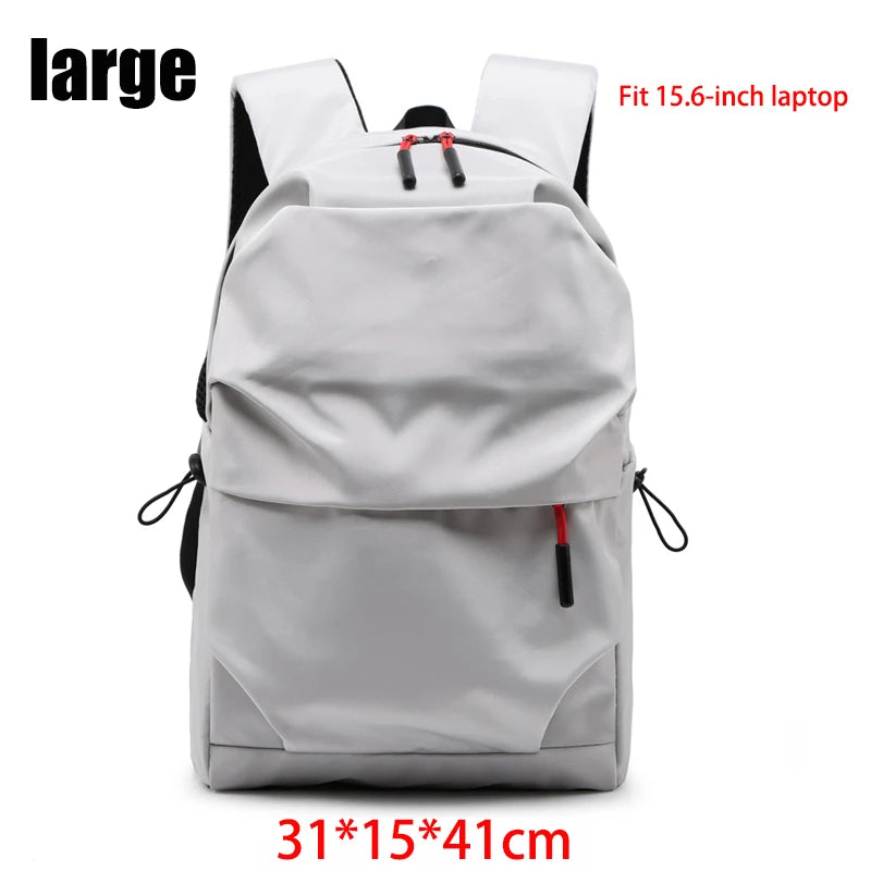 Waterproof Backpack Men Student School Bags Notebook 15.6 Inch Laptop Bag