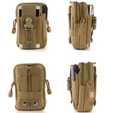Waterproof Military Belt Waist Bag Mobile Phone Wallet Travel Pouch Waist Packs