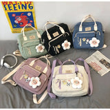 Portable School Backpack for Teenage Girls