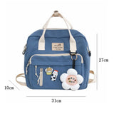 Portable School Backpack for Teenage Girls