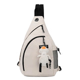 Men's Crossbody Chest Bag, Nylon Multifunction Backpack