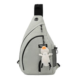 Men's Crossbody Chest Bag, Nylon Multifunction Backpack