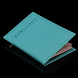 PU Leather Passport Holder with Zipper - Multifunction