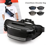 4in1 Chest Bag Men Summer Bag Reflective Small Hip Hop Handbag