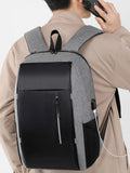 Men's Waterproof Shoulder Bag for School and Work