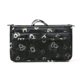 Nylon Double Zipper Travel Organizer Handbag Large Capacity Storage