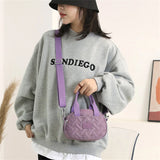 Mini Women's Handbag Soild Mobile Phone Bag High Nylon Ladies Shoulder Messenger