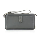 Women's Zipper Clutch Multifunctional Long Wallet PU Leather