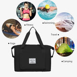 Multifunctional Folding Travel Bags Waterproof Tote Women Large Capacity Duffle