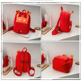 Kids Washable Nylon Backpack Animal Toy Snack Storage Bag