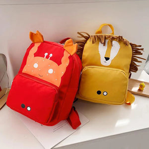 Kids Washable Nylon Backpack Animal Toy Snack Storage Bag