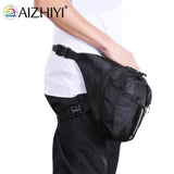 Men Drop Leg Belt Bag Waterproof Thigh Waist Fanny Pack
