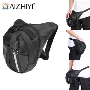 Men Drop Leg Belt Bag Waterproof Thigh Waist Fanny Pack