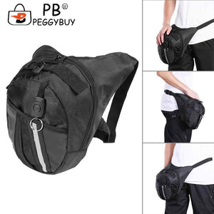 Men Drop Leg Belt Bag Waterproof Molle Thigh Waist Fanny Pack