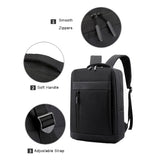 Waterproof Business Laptop Backpack with USB Charging