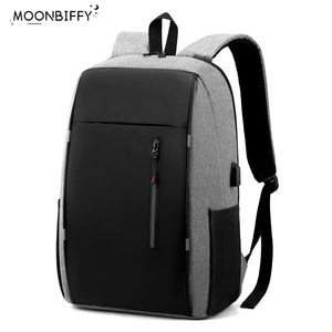 Waterproof Men's Backpack with USB Port for School and Work