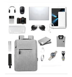 Waterproof Laptop Backpack USB Charging Rucksack for Men