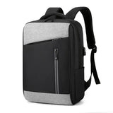 Waterproof Backpack Large Capacity USB Charging School Bag Pack Men