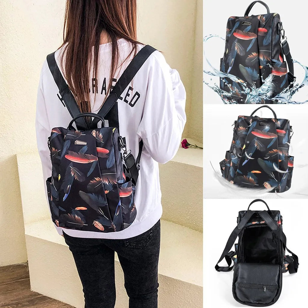 Multifunctional Waterproof Leopard Preschool Backpack