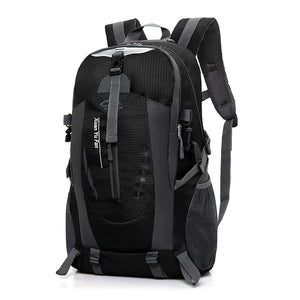 Waterproof Nylon Backpack USB 40L Climbing Hiking Fishing Unisex Mochila