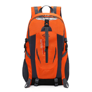 Waterproof Nylon Backpack USB 40L Climbing Hiking Fishing Unisex Mochila