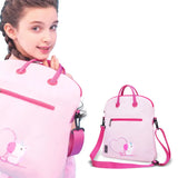 Oxford Storage Bag Unicorn Dinosaur Cartoon Printed Large Capacity Tuition Bag