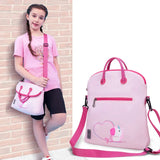 Oxford Storage Bag Unicorn Dinosaur Cartoon Printed Large Capacity Tuition Bag
