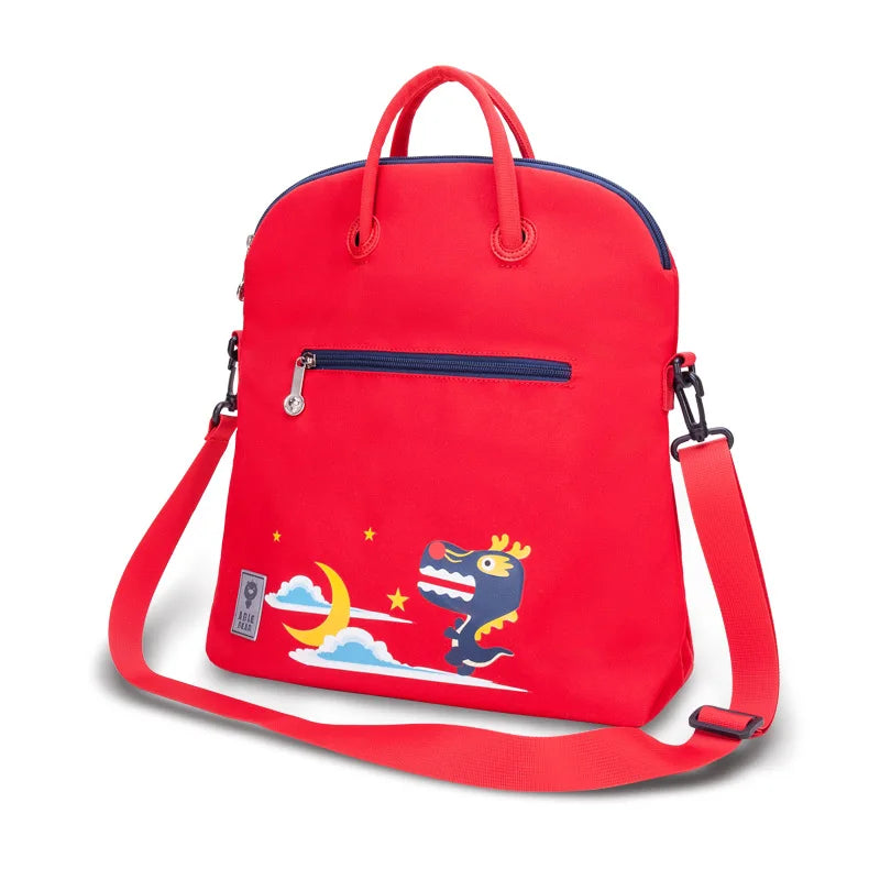 Oxford Storage Bag Unicorn Dinosaur Cartoon Printed Large Capacity Tuition Bag