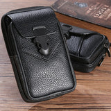 Men's PU Leather Belt Bag Business Style Wallet Purse