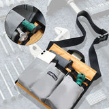 Canvas Waist Tool Bag Multi-pocket Electrician Toolkit Pouch