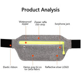 Multifunctional Sports Waist Bag Running Mobile Phone Bag Unisex Gym Bag