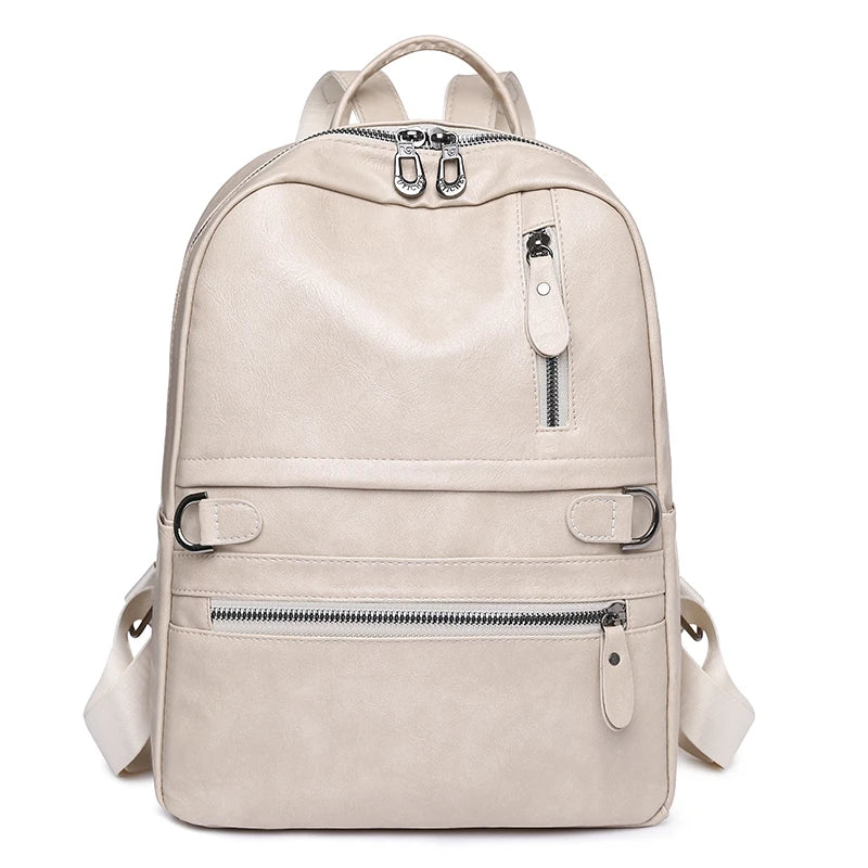Vintage Women Backpack Large Capacity Student School Bag