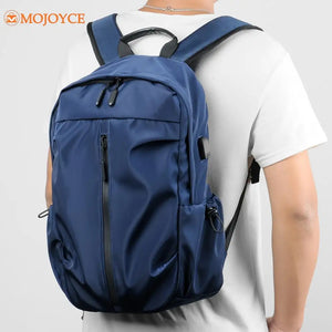 USB Charging Laptop Backpack Oxford Cloth Waterproof School Bag