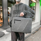 Waterproof Business 15.6 Inch Laptop Backpack USB Charging Korea Style