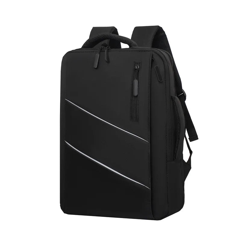 Waterproof Business 15.6 Inch Laptop Backpack USB Charging Korea Style