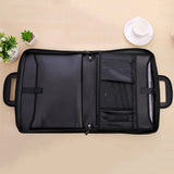 Canvas Document Bag Waterproof Multi-Layer File Organizer