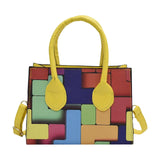 Adjustable Strap Shoulder Bag Colored Clutch Handbag