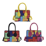 Adjustable Strap Shoulder Bag Colored Clutch Handbag