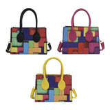 Adjustable Strap Shoulder Bag Colored Clutch Handbag