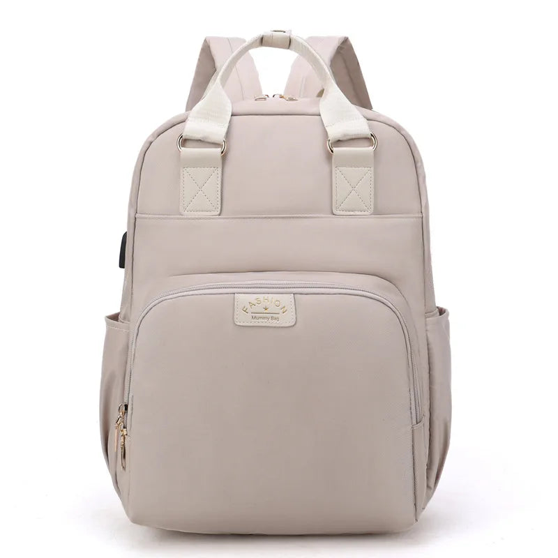 Mummy Backpack USB Diaper Bag Baby Care Large Capacity