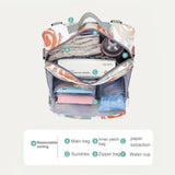 Mummy Diaper Bag Large Capacity Print Diaper Organizer Bag