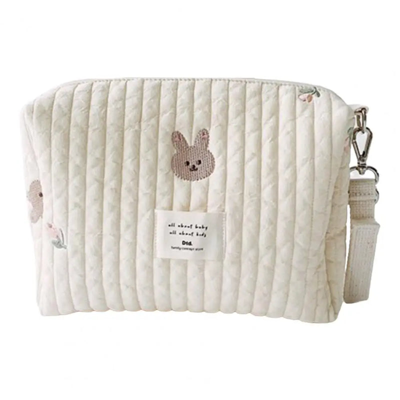 Rabbit Embroidery Stroller Handbag Diaper Bag