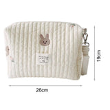 Rabbit Embroidery Stroller Handbag Diaper Bag