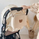 Rabbit Embroidery Stroller Handbag Diaper Bag